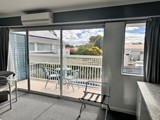 Twin Upstairs with balcony